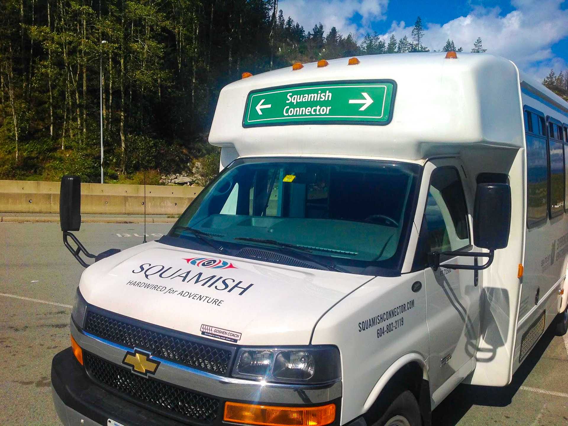Bus operated by Squamish Connector