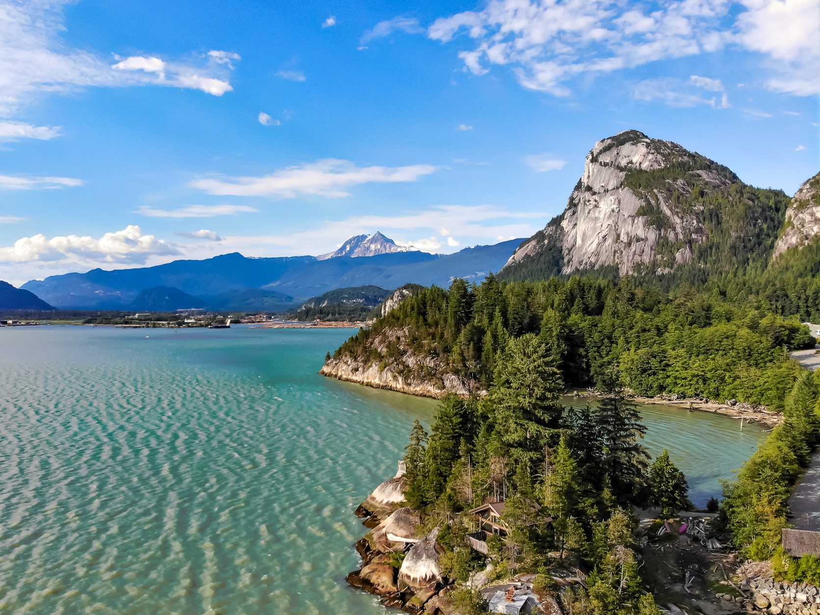 "A Beautiful Summer Day at the Squamish
Oceanfront"