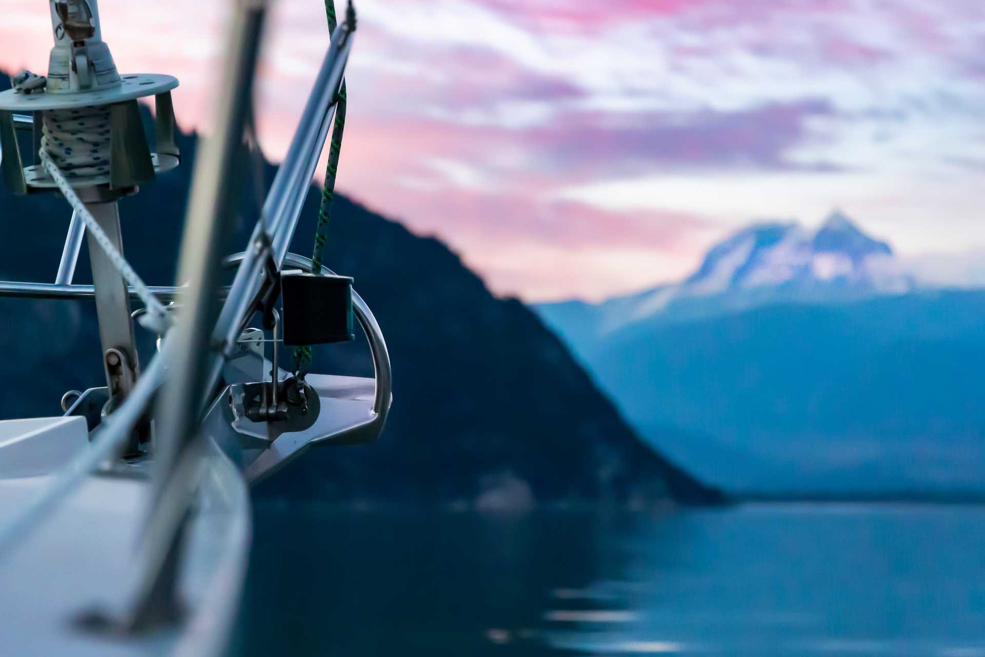 Twilight Sailing in Squamish