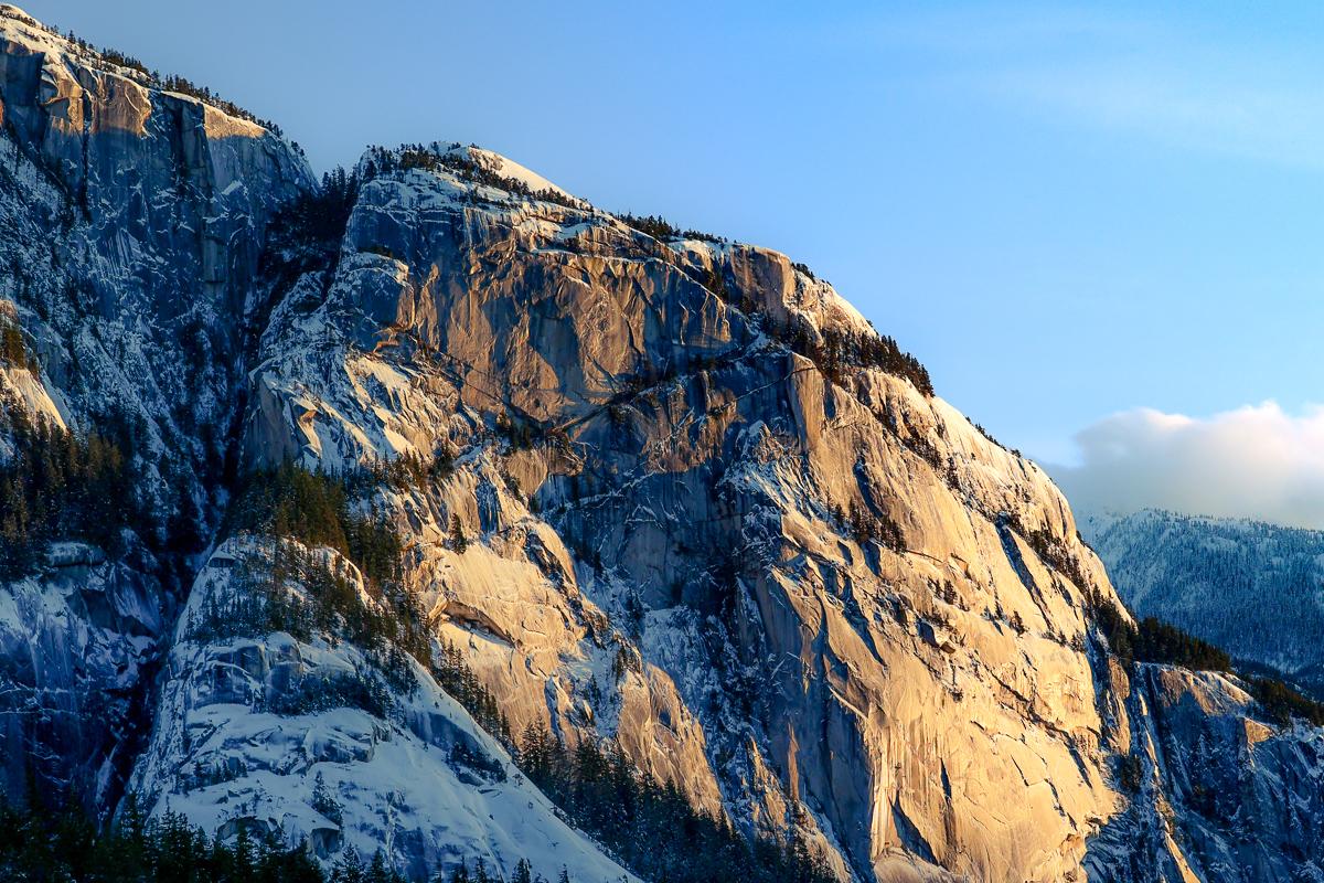 Sunset on the Squamish Chief